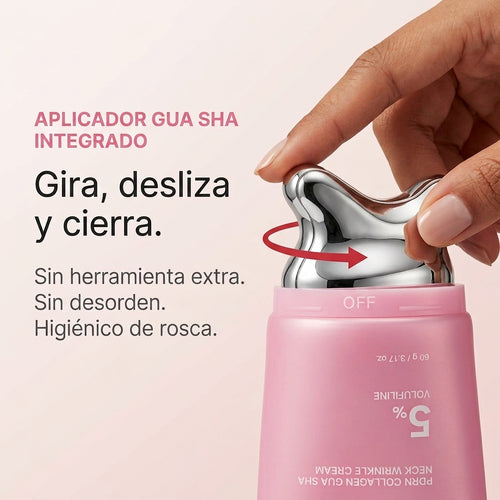 Lyria™ | Crema Gua Sha Reafirmante | PDRN + Volufiline + Colágeno