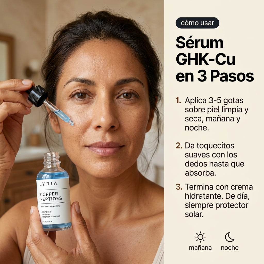 Lyria™ | Sérum Péptido de Cobre | GHK-Cu + Colágeno