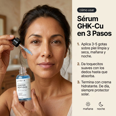 Lyria™ | Sérum Péptido de Cobre | GHK-Cu + Colágeno