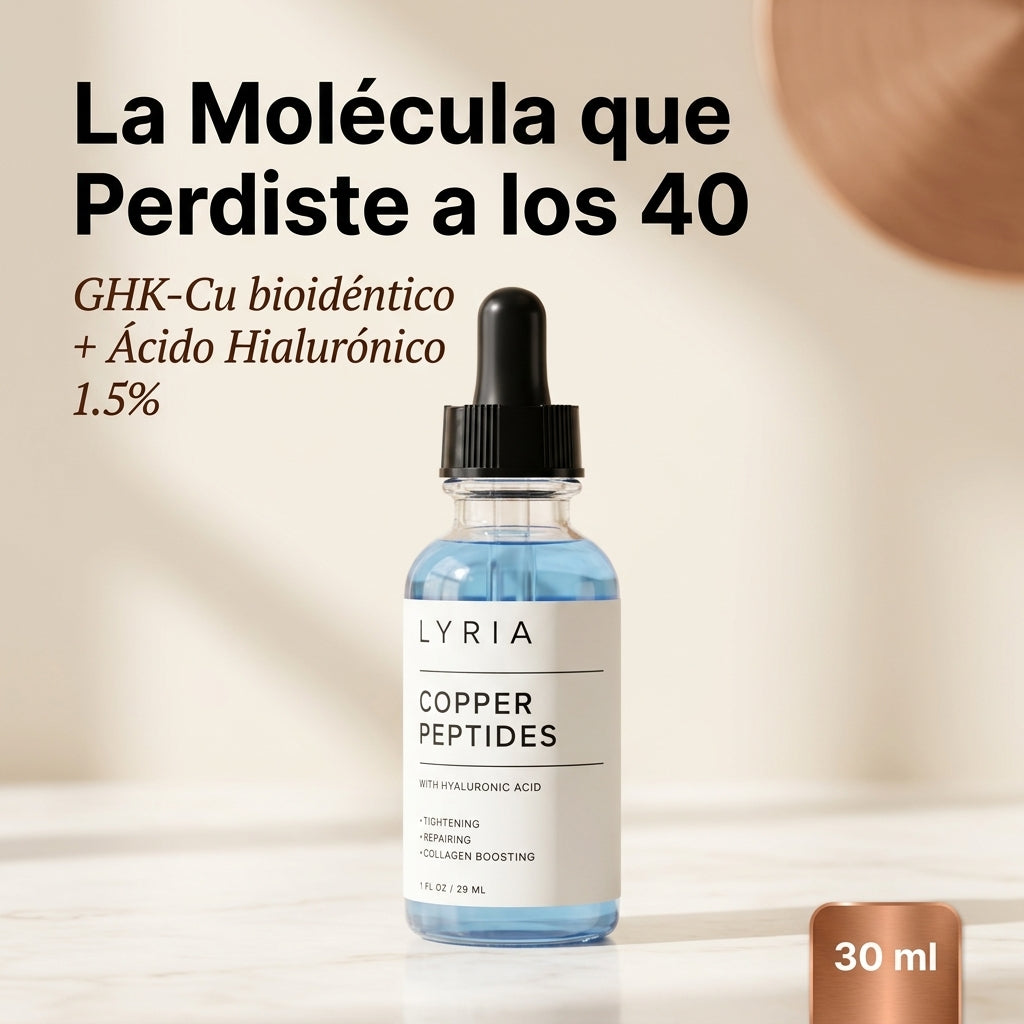 Lyria™ | Sérum Péptido de Cobre | GHK-Cu + Colágeno