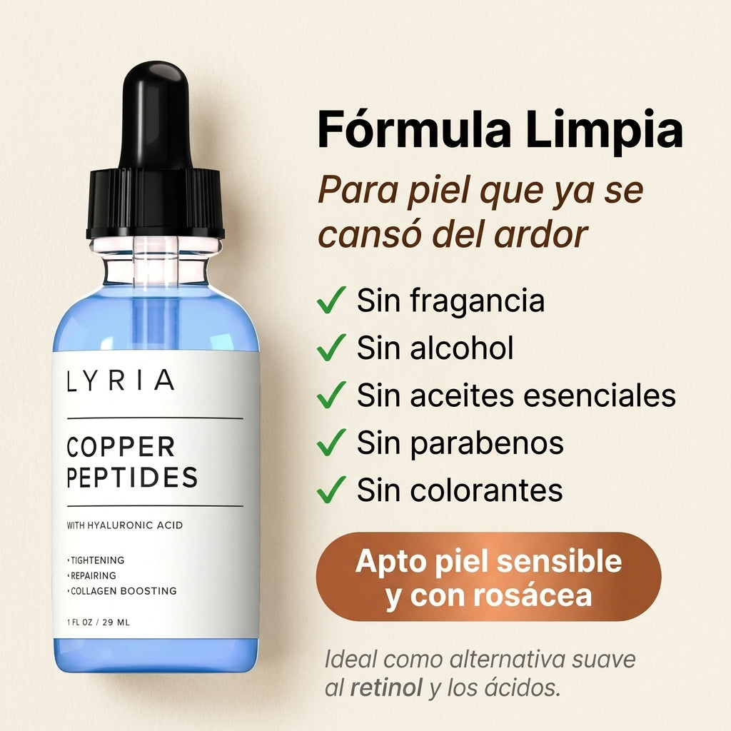 Lyria™ | Sérum Péptido de Cobre | GHK-Cu + Colágeno