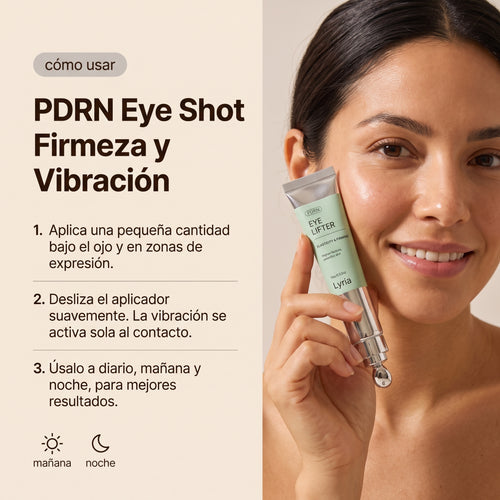 Lyria™ | PDRN Eye Shot (Todo en uno) | Con 12.000 Vibraciones + Colágeno