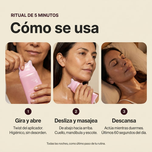 Lyria™ | Crema Gua Sha Reafirmante | PDRN + Volufiline + Colágeno